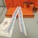 HERMES Scarf Small scarf decorate the bag scarf strap #A48565