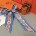 HERMES Scarf Small scarf decorate the bag scarf strap #A48565