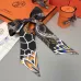 HERMES Scarf Small scarf decorate the bag scarf strap #A48566