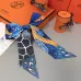 HERMES Scarf Small scarf decorate the bag scarf strap #A48566