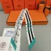 HERMES Scarf Small scarf decorate the bag scarf strap #A48567