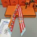 HERMES Scarf Small scarf decorate the bag scarf strap #A48567
