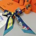 HERMES Scarf Small scarf decorate the bag scarf strap #A48567