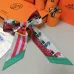 HERMES Scarf Small scarf decorate the bag scarf strap #A48567