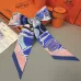 HERMES Scarf Small scarf decorate the bag scarf strap #A48568