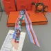 HERMES Scarf Small scarf decorate the bag scarf strap #A48568