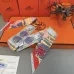 HERMES Scarf Small scarf decorate the bag scarf strap #A48568