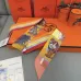 HERMES Scarf Small scarf decorate the bag scarf strap #A48568
