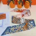 HERMES Scarf Small scarf decorate the bag scarf strap #A48569