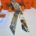 HERMES Scarf Small scarf decorate the bag scarf strap #A48569