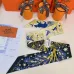 HERMES Scarf Small scarf decorate the bag scarf strap #A48569