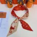 HERMES Scarf Small scarf decorate the bag scarf strap #A48569