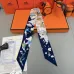 HERMES Scarf Small scarf decorate the bag scarf strap #A48570