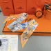 HERMES Scarf Small scarf decorate the bag scarf strap #A48570