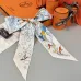 HERMES Scarf Small scarf decorate the bag scarf strap #A48570