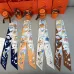 HERMES Scarf Small scarf decorate the bag scarf strap #A48570