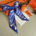 HERMES Scarf Small scarf decorate the bag scarf strap #A48571