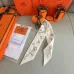 HERMES Scarf Small scarf decorate the bag scarf strap #A48571