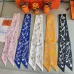HERMES Scarf Small scarf decorate the bag scarf strap #A48571