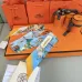 HERMES Scarf Small scarf decorate the bag scarf strap #A48572