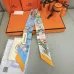 HERMES Scarf Small scarf decorate the bag scarf strap #A48572