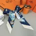 HERMES Scarf Small scarf decorate the bag scarf strap #A48572