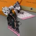 Louis Vuitton Scarf Small scarf decorate the bag scarf strap #A48587