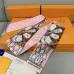 Louis Vuitton Scarf Small scarf decorate the bag scarf strap #A48590