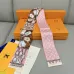 Louis Vuitton Scarf Small scarf decorate the bag scarf strap #A48590