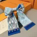 Louis Vuitton Scarf Small scarf decorate the bag scarf strap #A48590