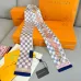 Louis Vuitton Scarf Small scarf decorate the bag scarf strap #A48599