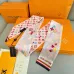Louis Vuitton Scarf Small scarf decorate the bag scarf strap #A48599