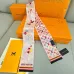 Louis Vuitton Scarf Small scarf decorate the bag scarf strap #A48599