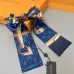 Louis Vuitton Scarf Small scarf decorate the bag scarf strap #A48601