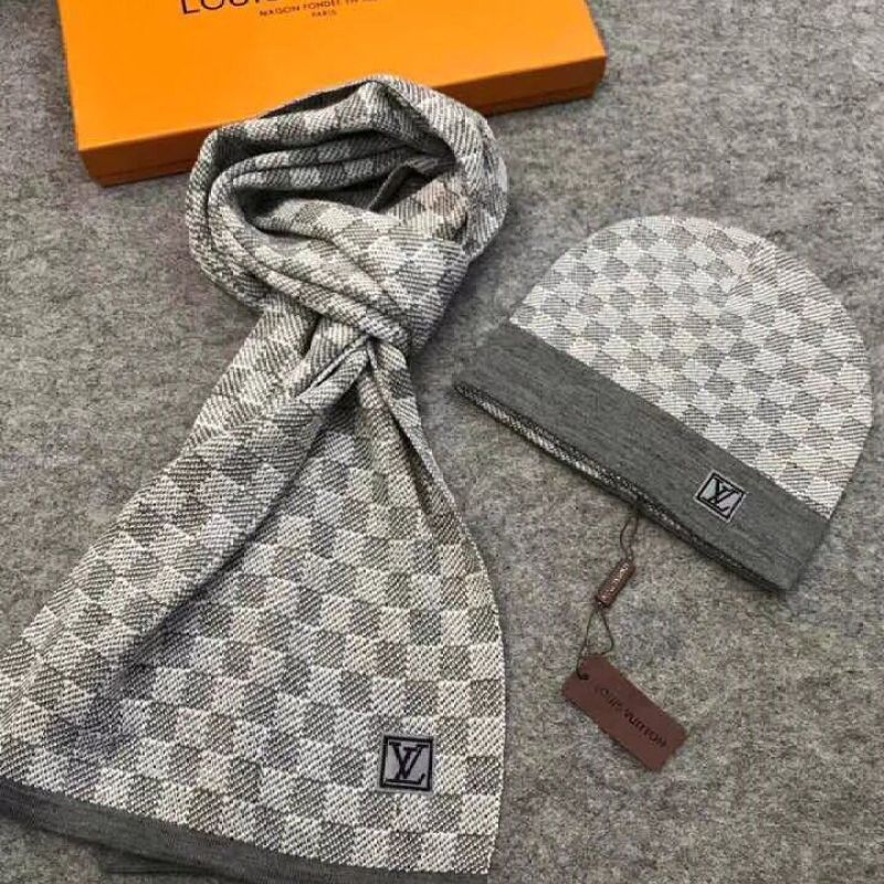 Buy Cheap Louis Vuitton Wool knitted Scarf and cap 185*35cm #9108732 ...