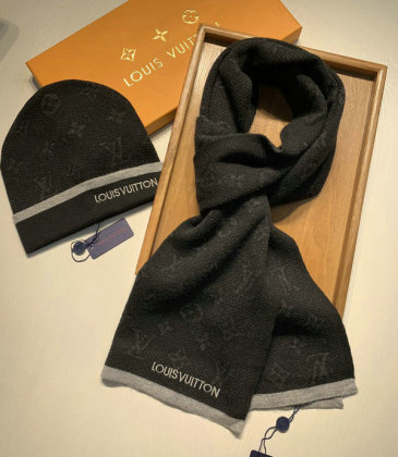 Louis Vuitton Wool knitted Scarf and cap #999909584