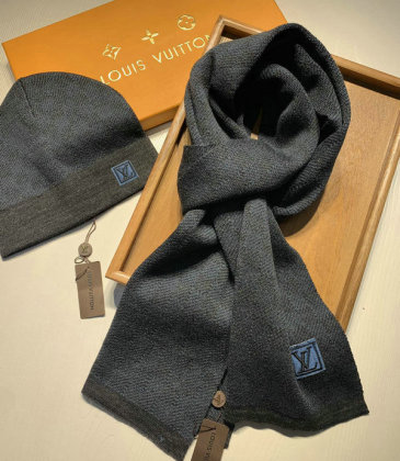 Louis Vuitton Wool knitted Scarf and cap #999909588