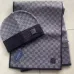 Louis Vuitton Wool knitted Scarf and cap #A44804