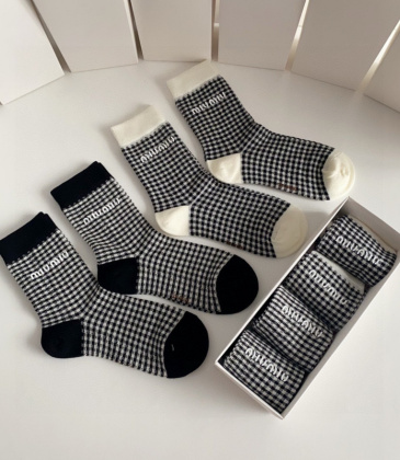 MiuMiu socks (4 pairs) #A31213