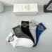 Versace Striped Cotton Crew Socks with Logo #A45587