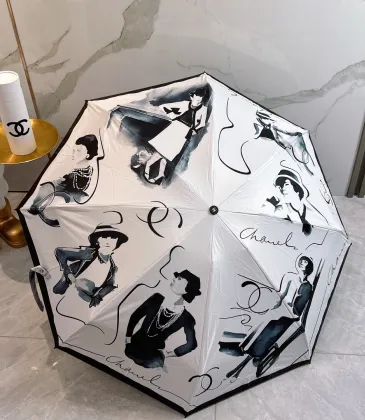  Chanel 2024 Summer  New Five-folding Sunny Umbrella #A38997