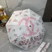 Chanel 2024 Summer New Folding Umbrella Black Coating for Sun Protection #A38987