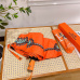 Hermes Three fold automatic folding umbrella #A34823