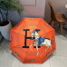 Hermes Three fold automatic folding umbrella #A34833