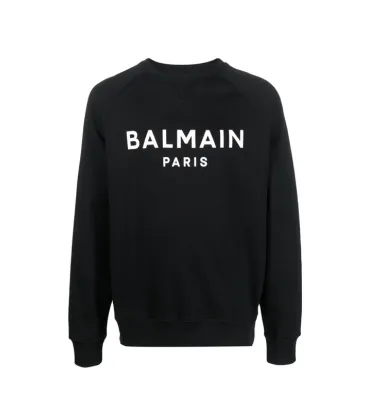 Balmain Pairs Hoodie Black #A44484