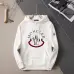 Moncler Hoodies for Men Black/White #A47065
