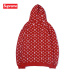 Supreme LV Hoodies for Men Women in Red coffee #99117748