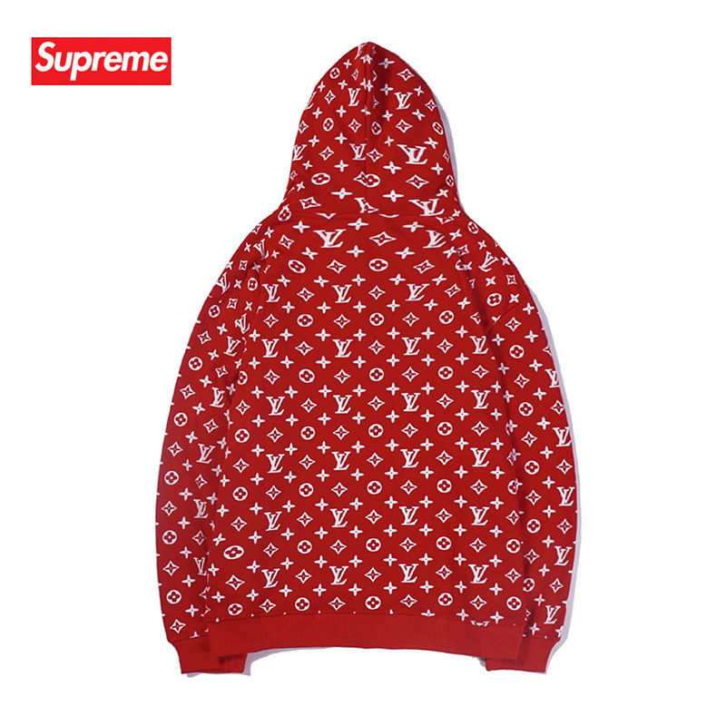 Buy Cheap Supreme LV Hoodies for Men Women in Red coffee #99900285 from www.ermes-unice.fr