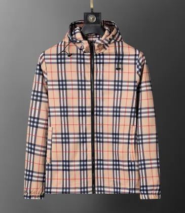 Burberry Men's Checkered Hooded Jacket #A54239