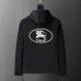 Burberry Men's Equestrian Knight Logo Hooded Jacket Black #A54238